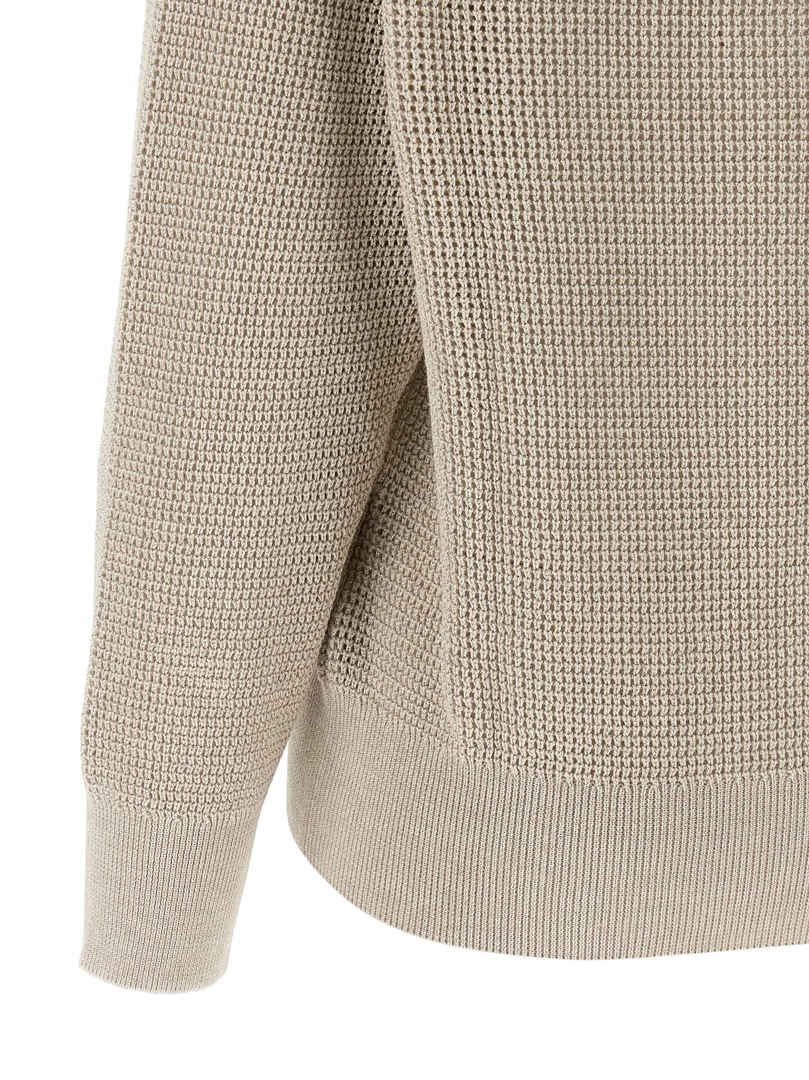 Beige Cotton Cardigan