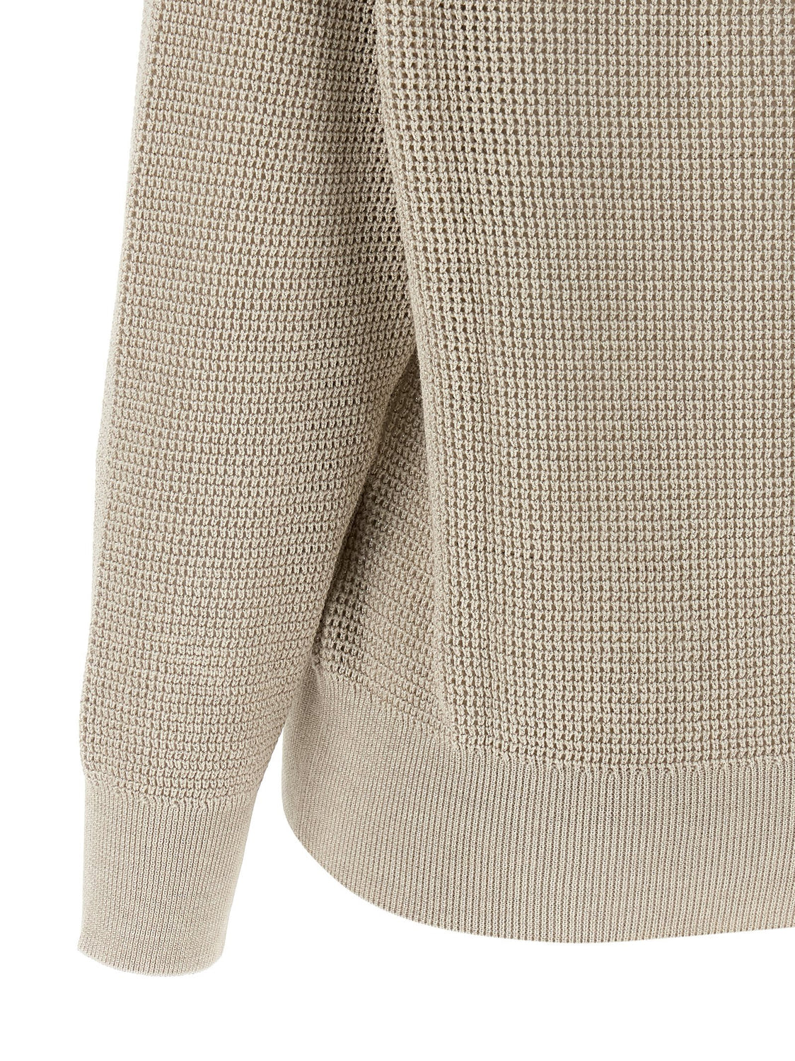 Beige Cotton Cardigan