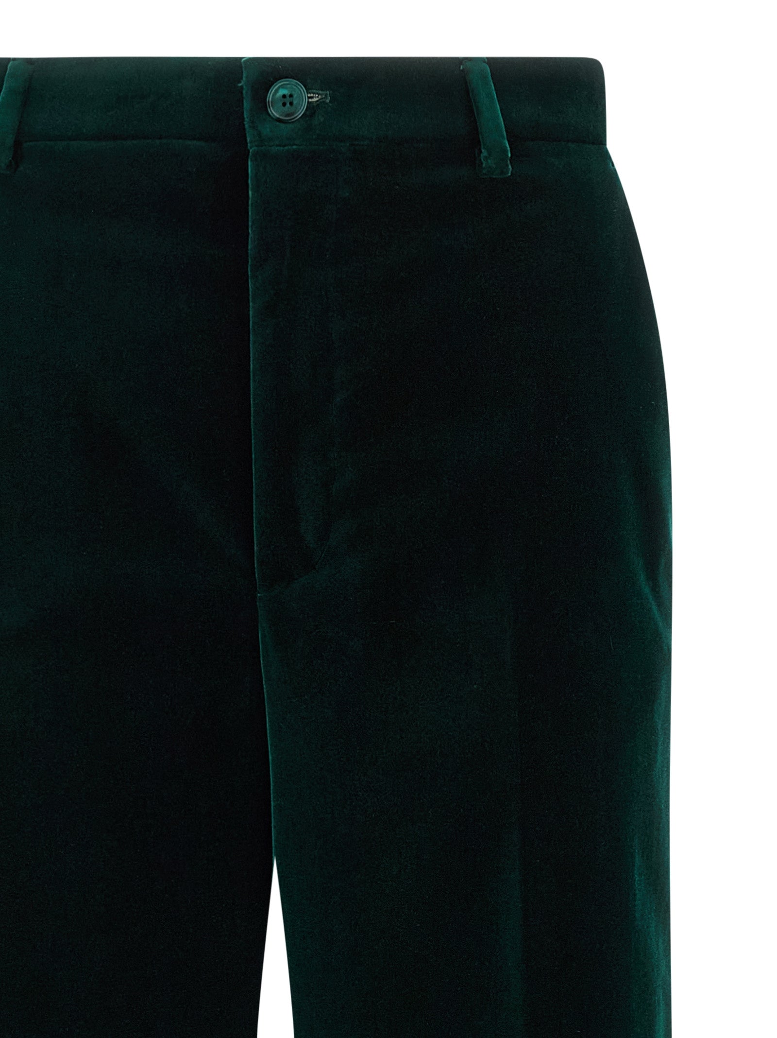 Bicolor Cotton Casual Pants
