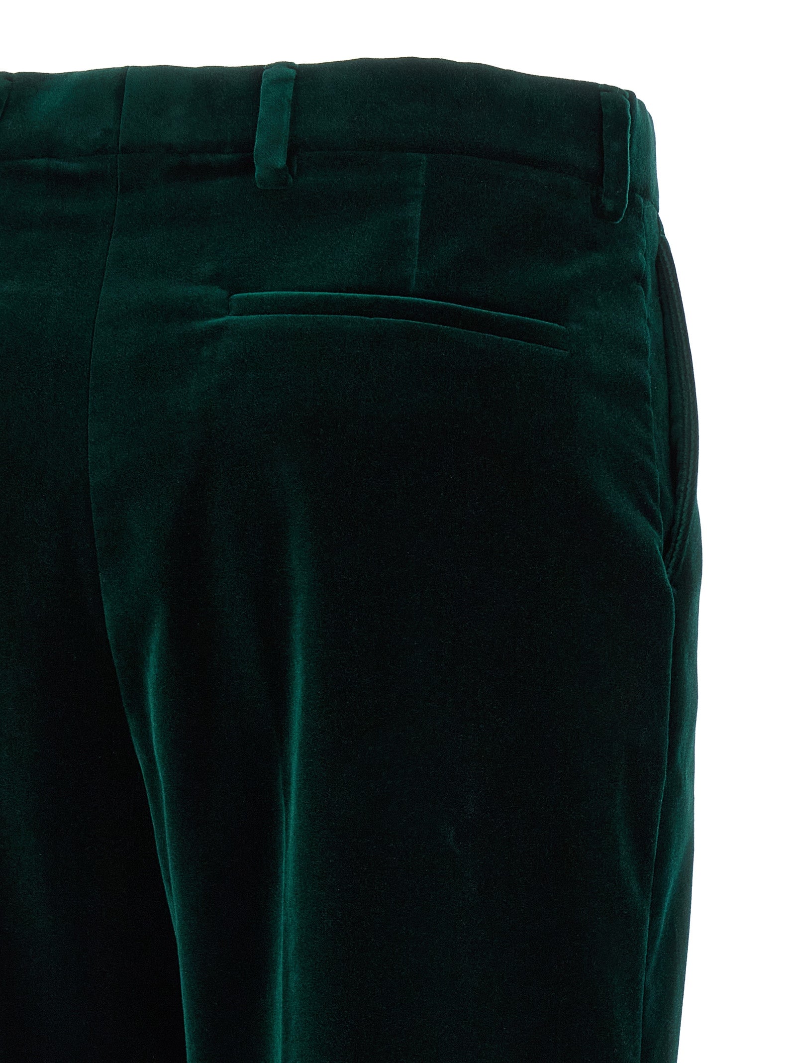 Bicolor Cotton Casual Pants
