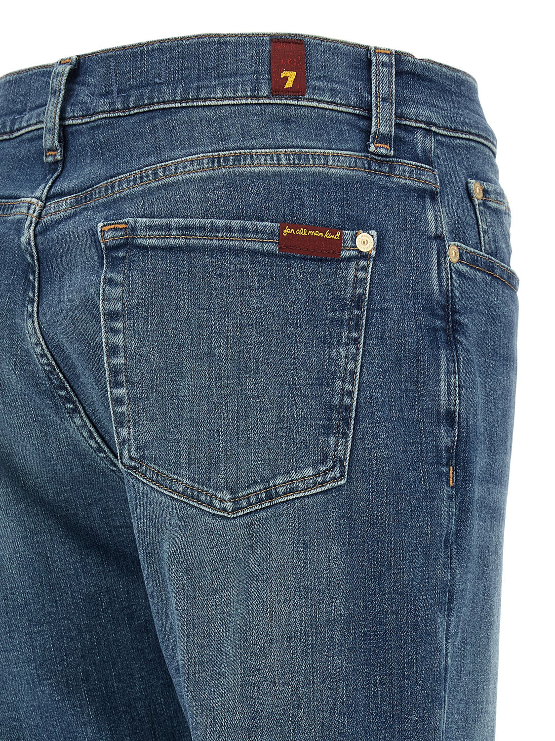 Blue Cotton Relaxed Fit Jeans