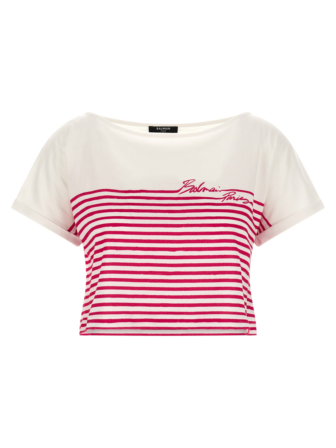 Fuchsia Cotton T-Shirt