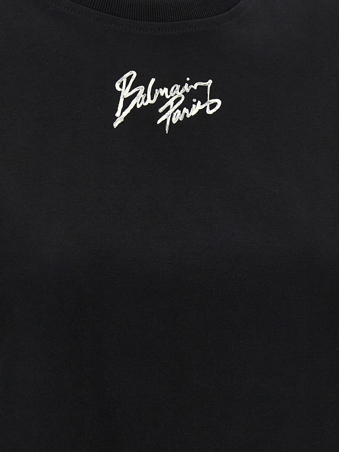 Black Cotton T-Shirt