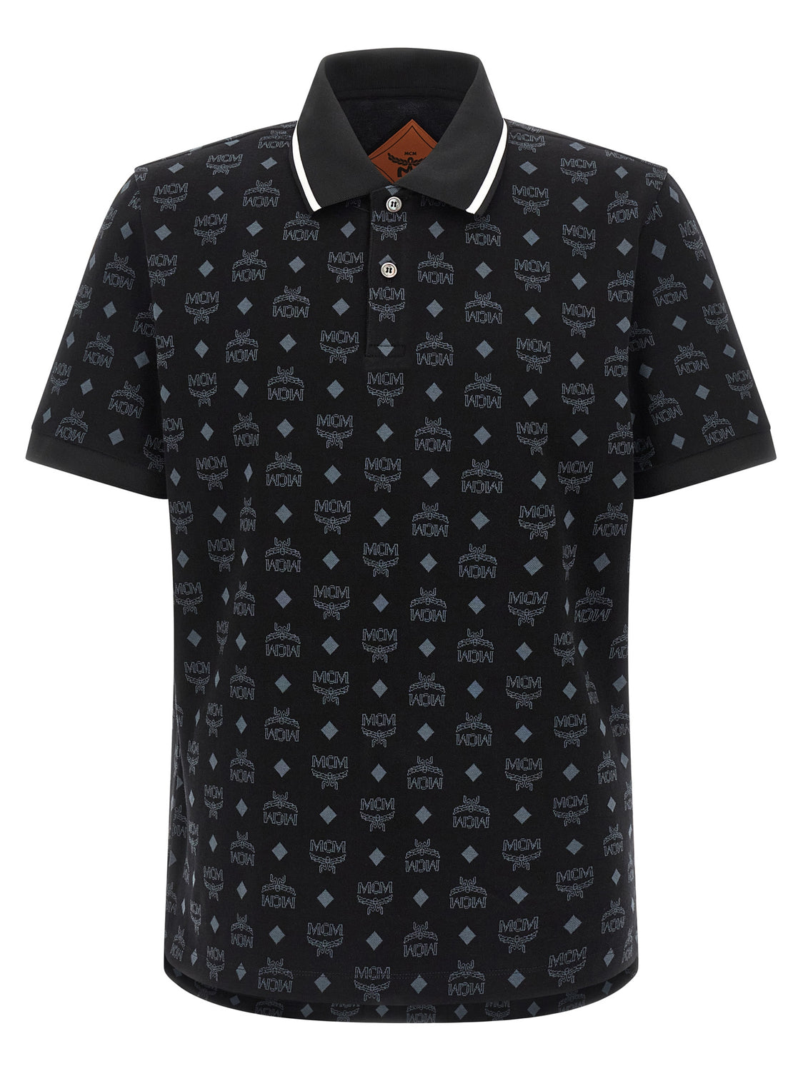 Black Cotton Polo Shirt