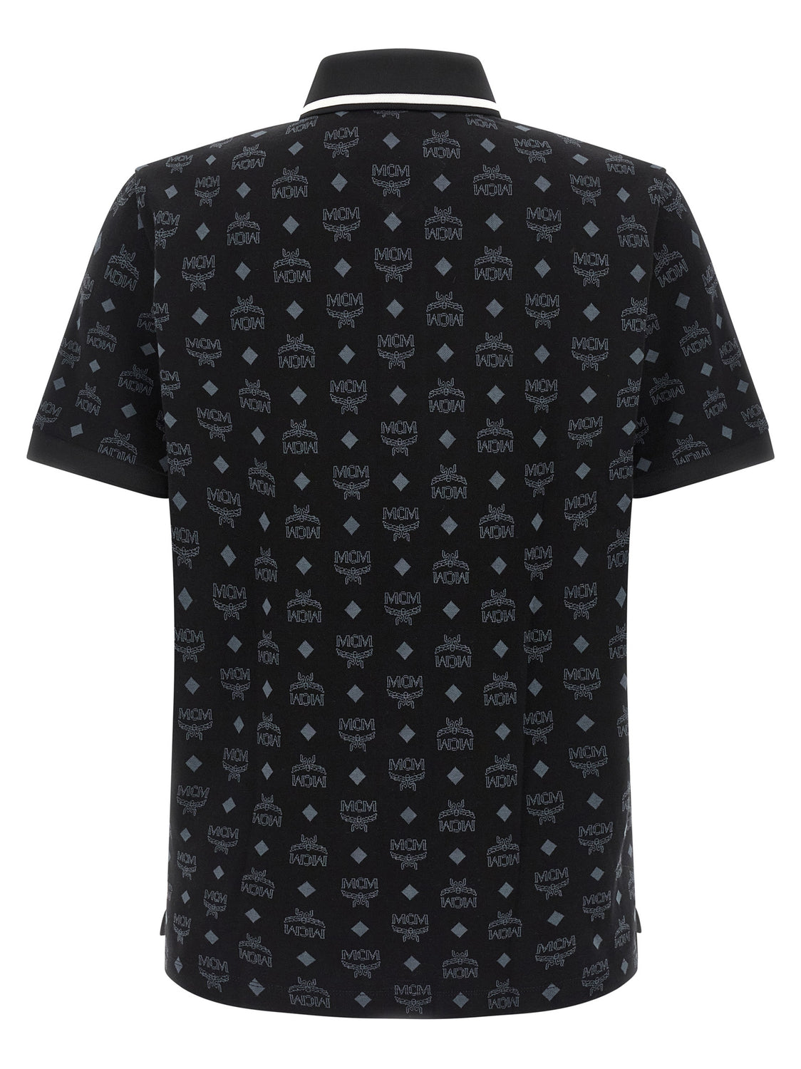Black Cotton Polo Shirt