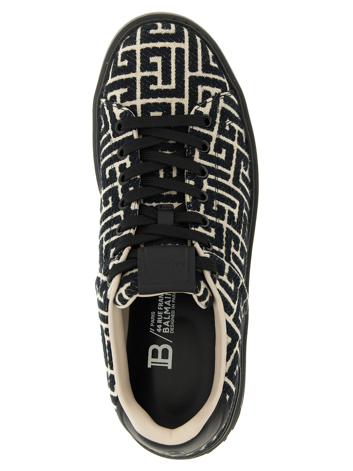 Black Cotton Sneakers