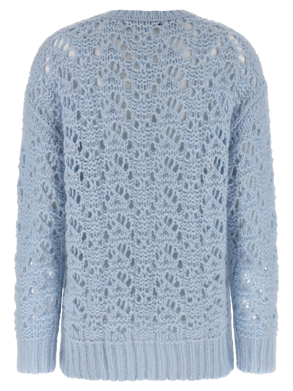 Blue Virgin Wool Cardigan