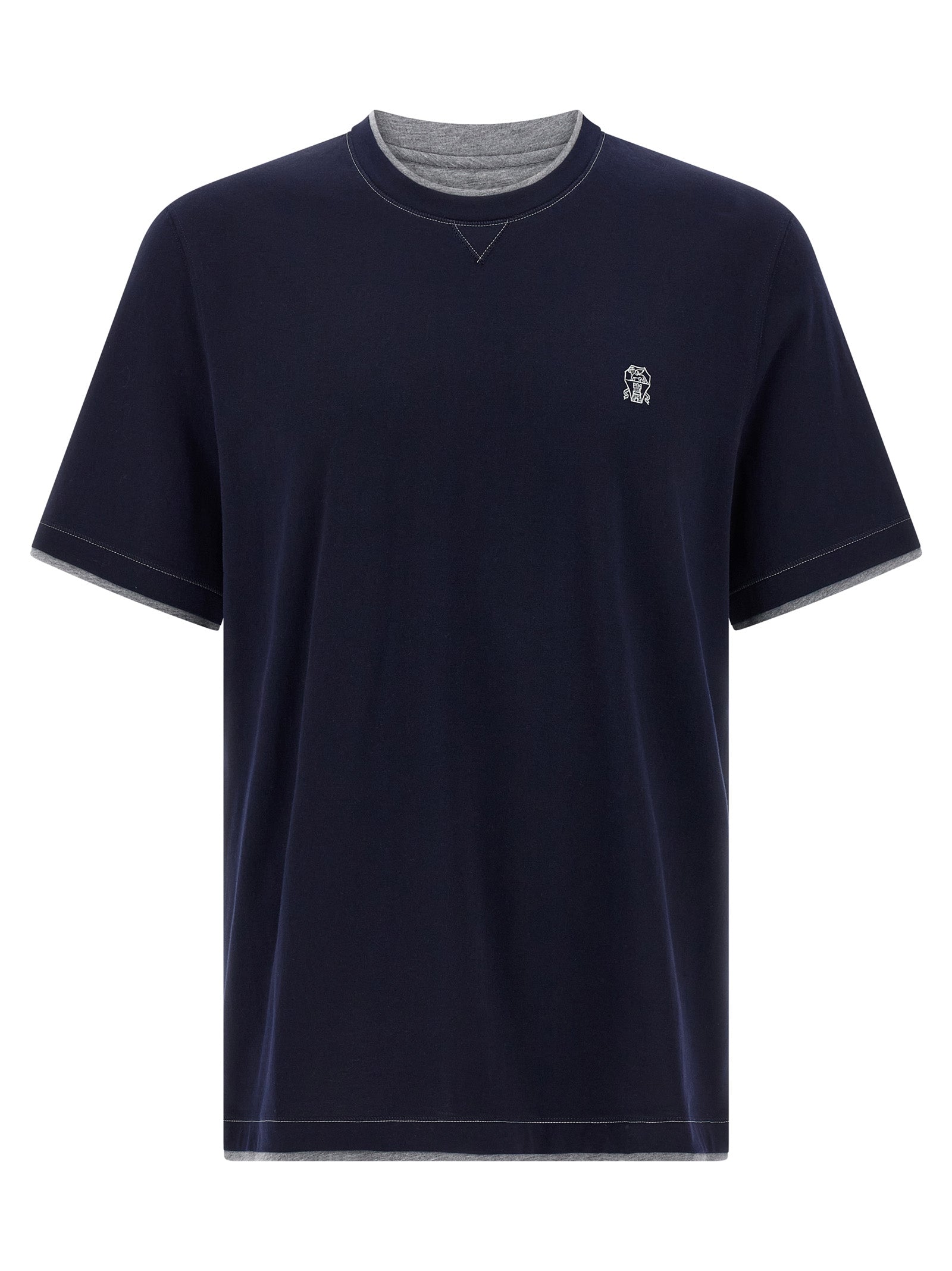 Blue Cotton T-Shirt