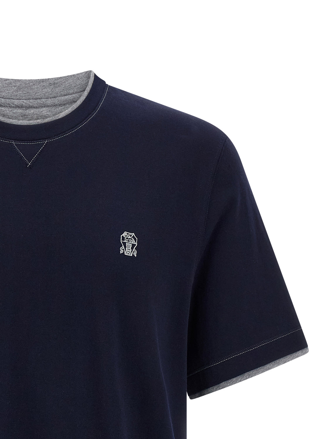 Blue Cotton T-Shirt