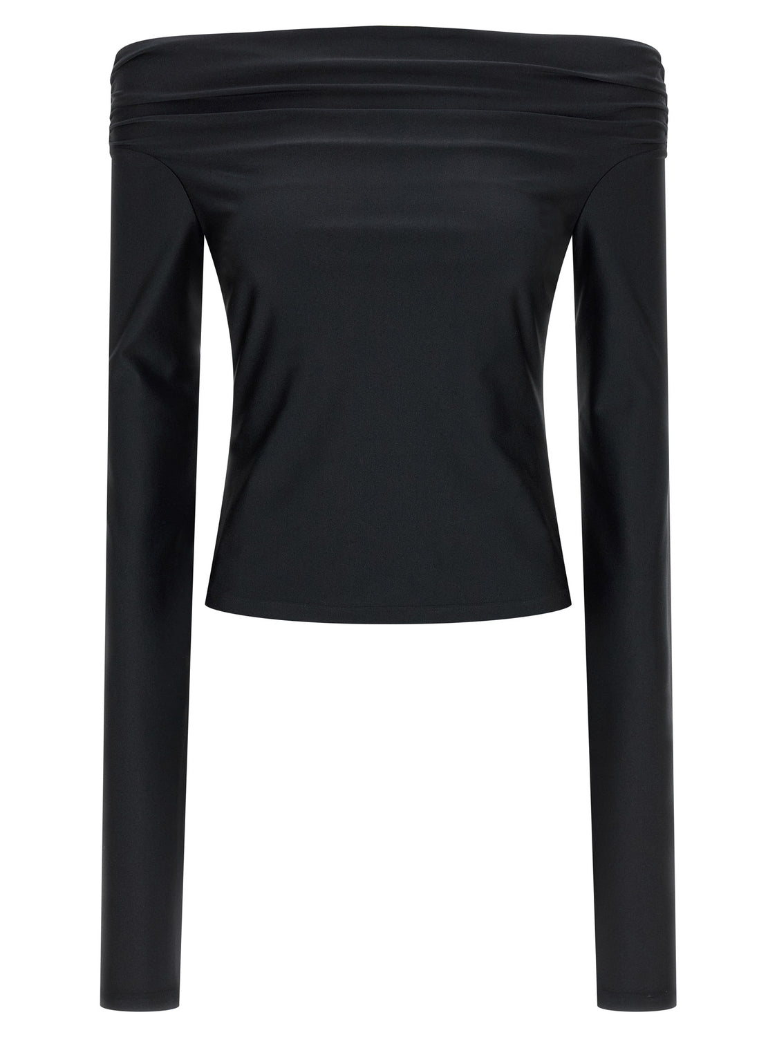 Black Polyamide Tank Tops