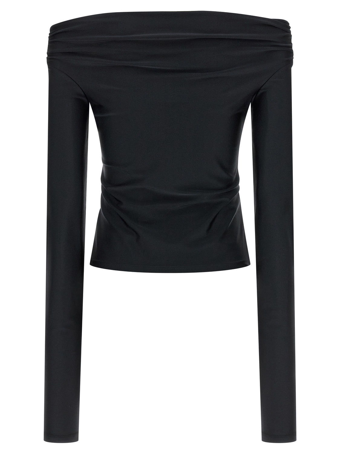 Black Polyamide Tank Tops