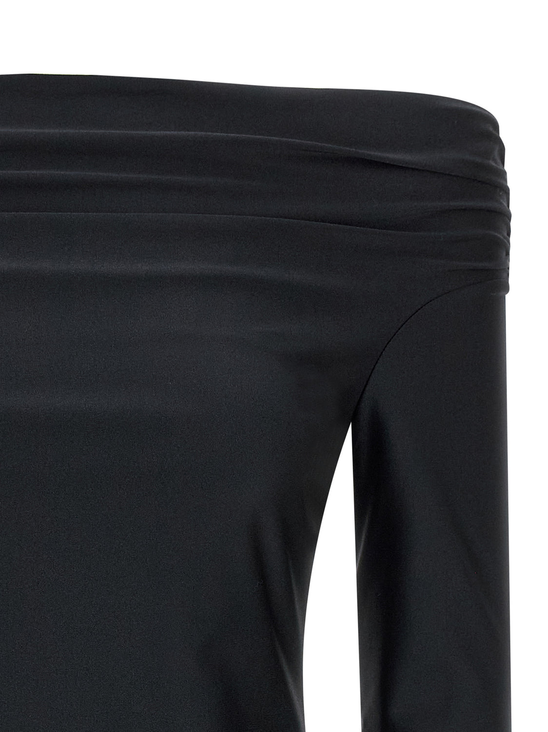 Black Polyamide Tank Tops