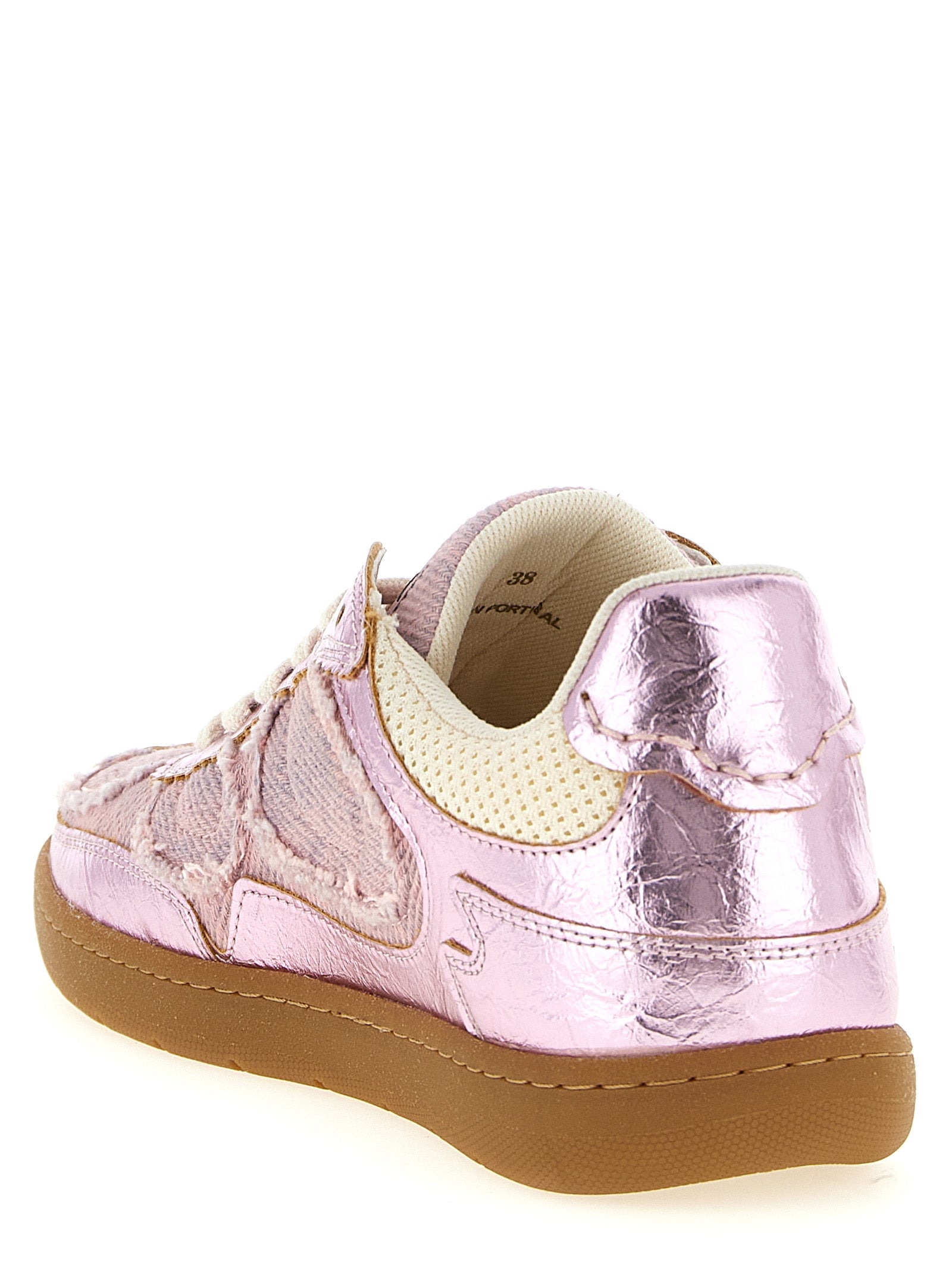 Multicolor Polyethylene Low Top Sneakers