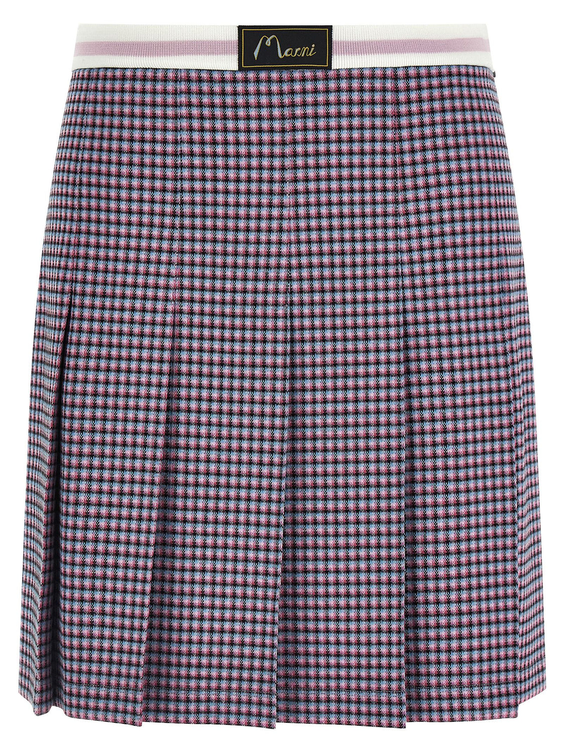 Purple Viscose Long Skirt