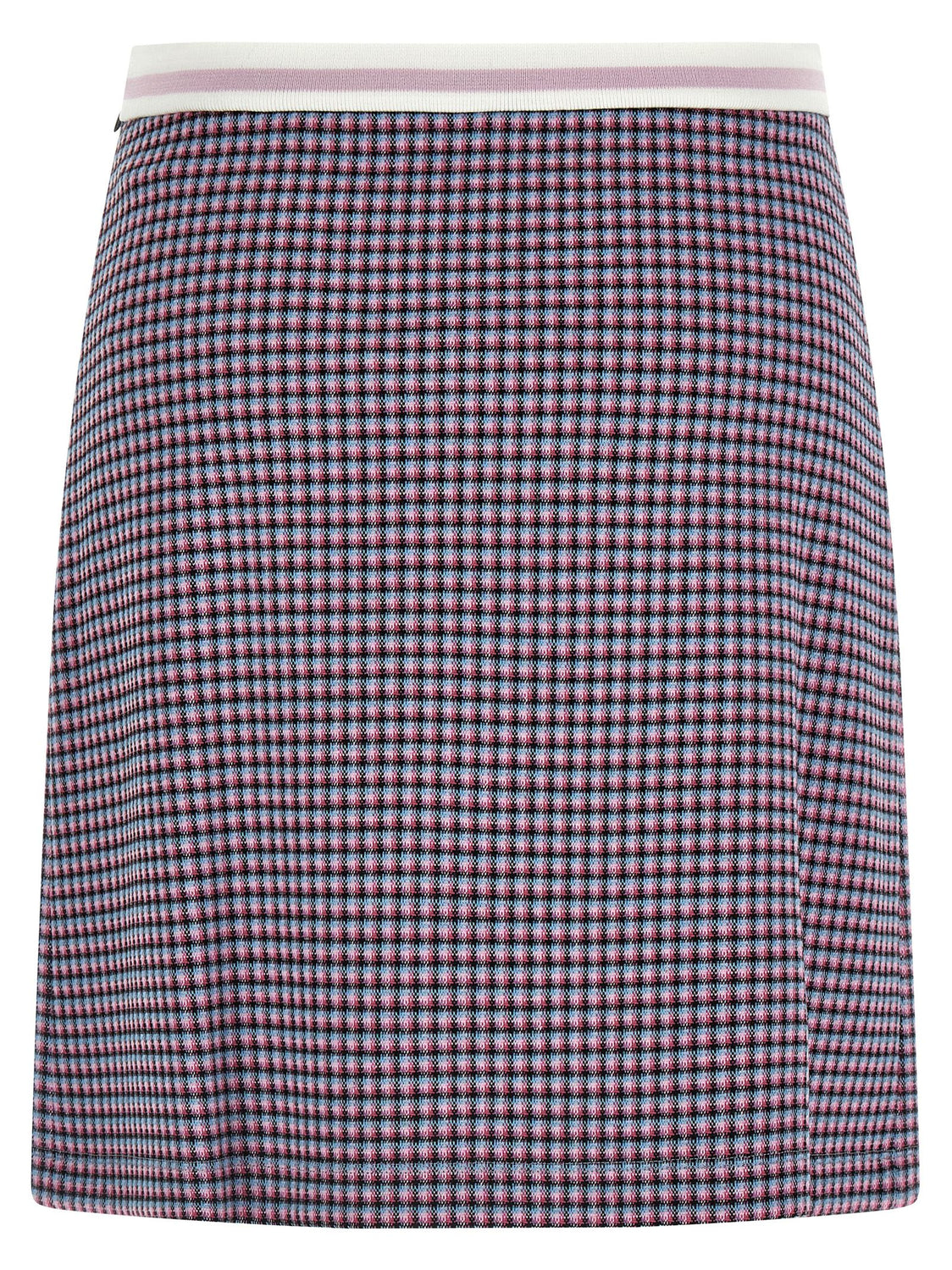 Purple Viscose Long Skirt