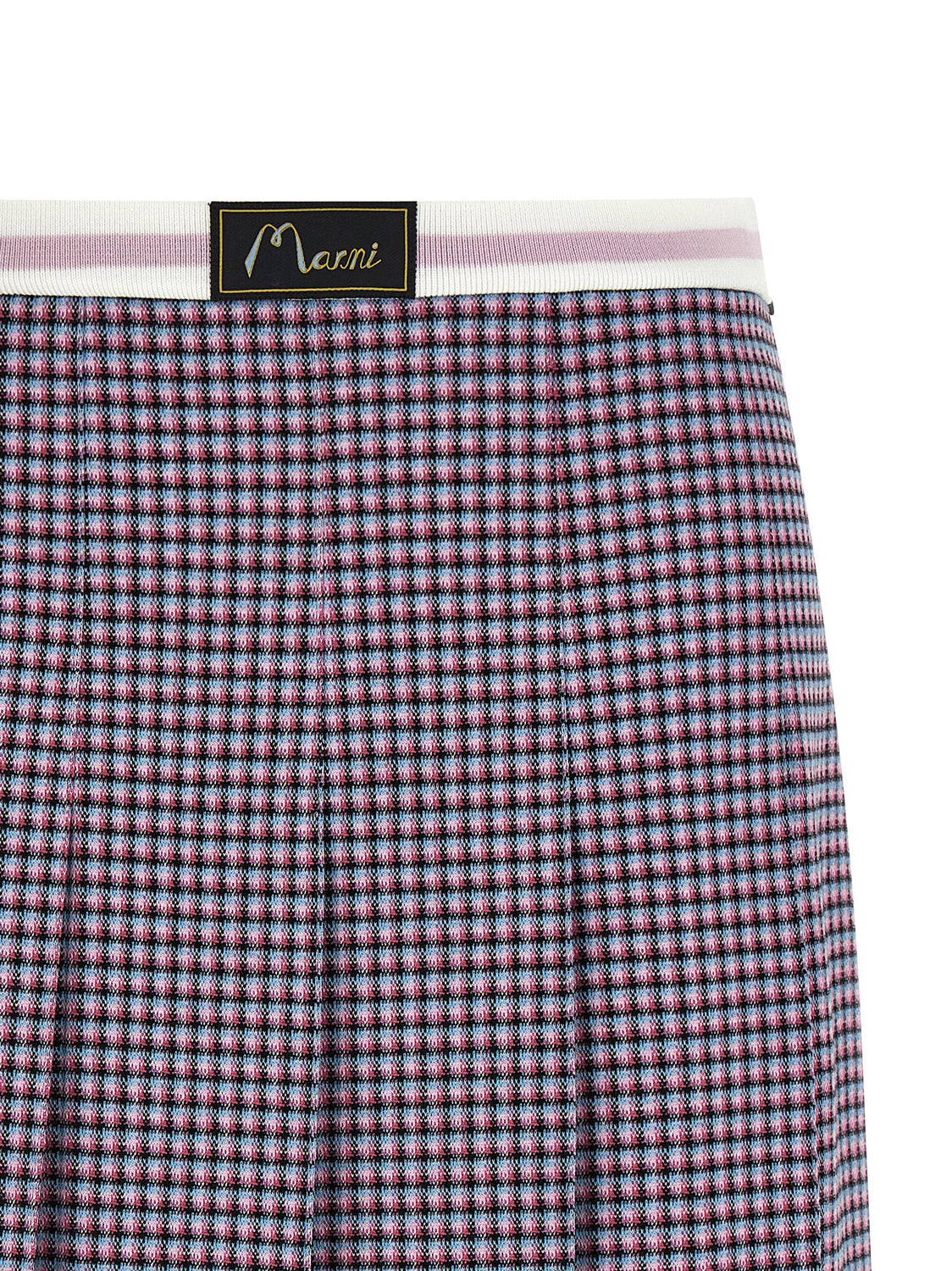 Purple Viscose Long Skirt