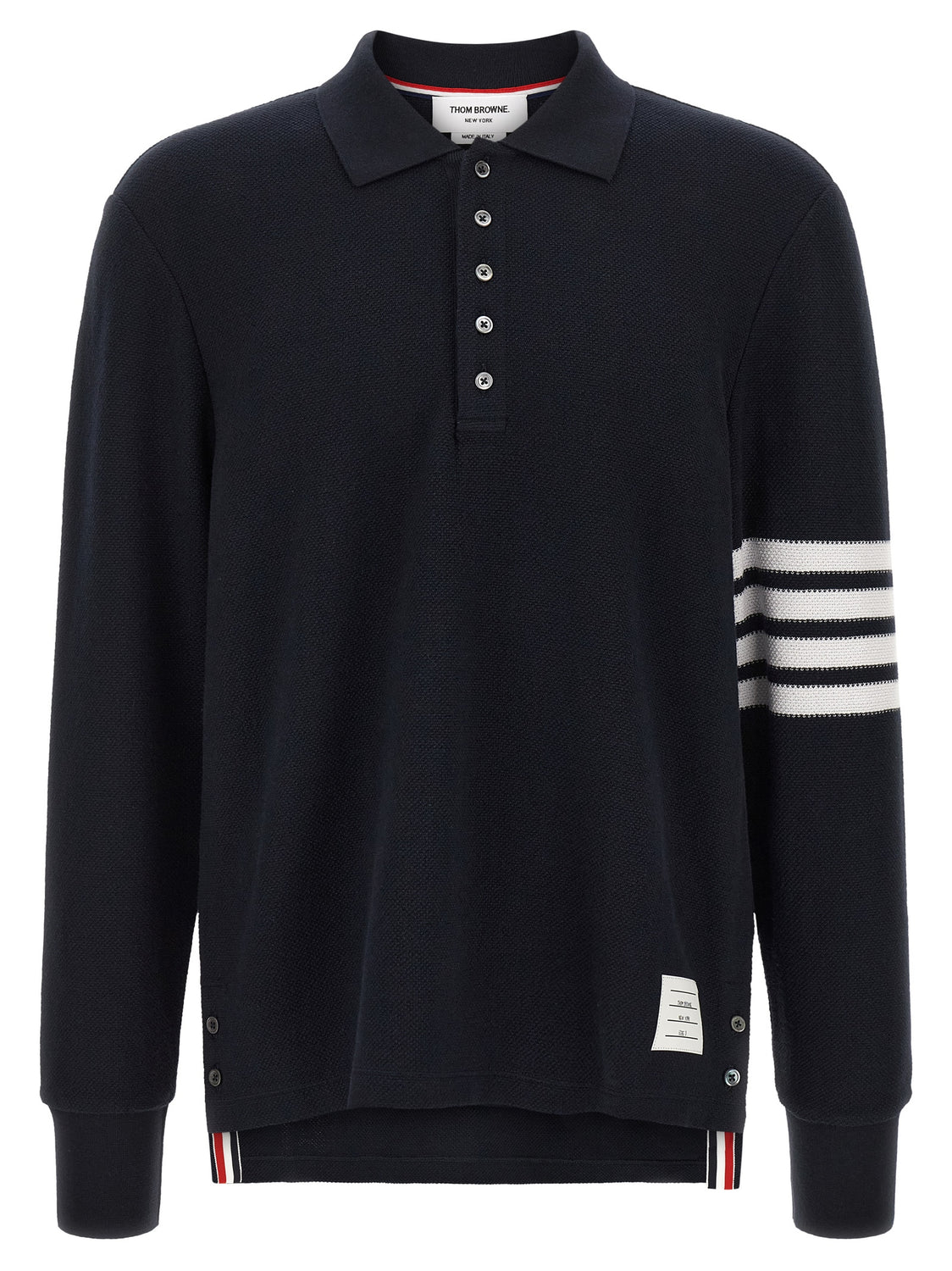 Blue Cotton Polo Shirt