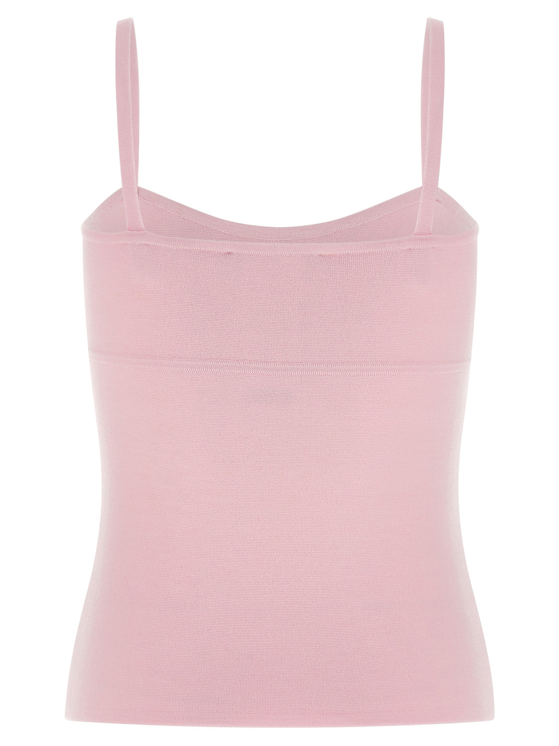 Multicolor Virgin Wool Sleeveles T-Shirt