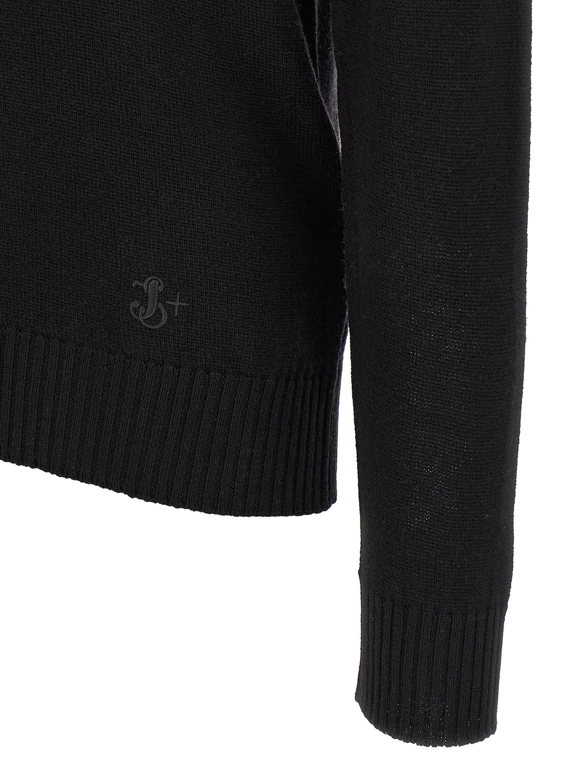 Black Virgin Wool Cardigan
