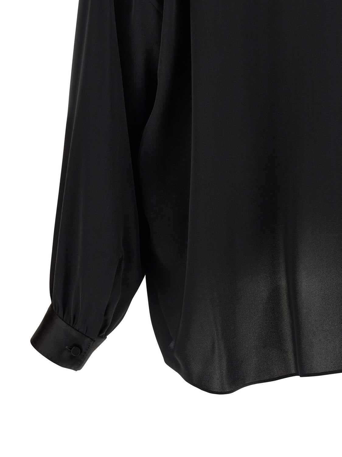 Black Silk Blouse