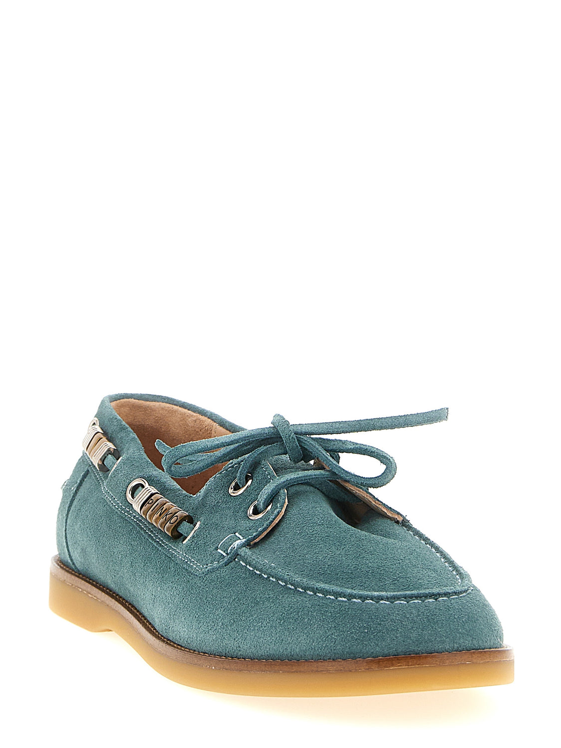 Blue Calfskin Moccassin