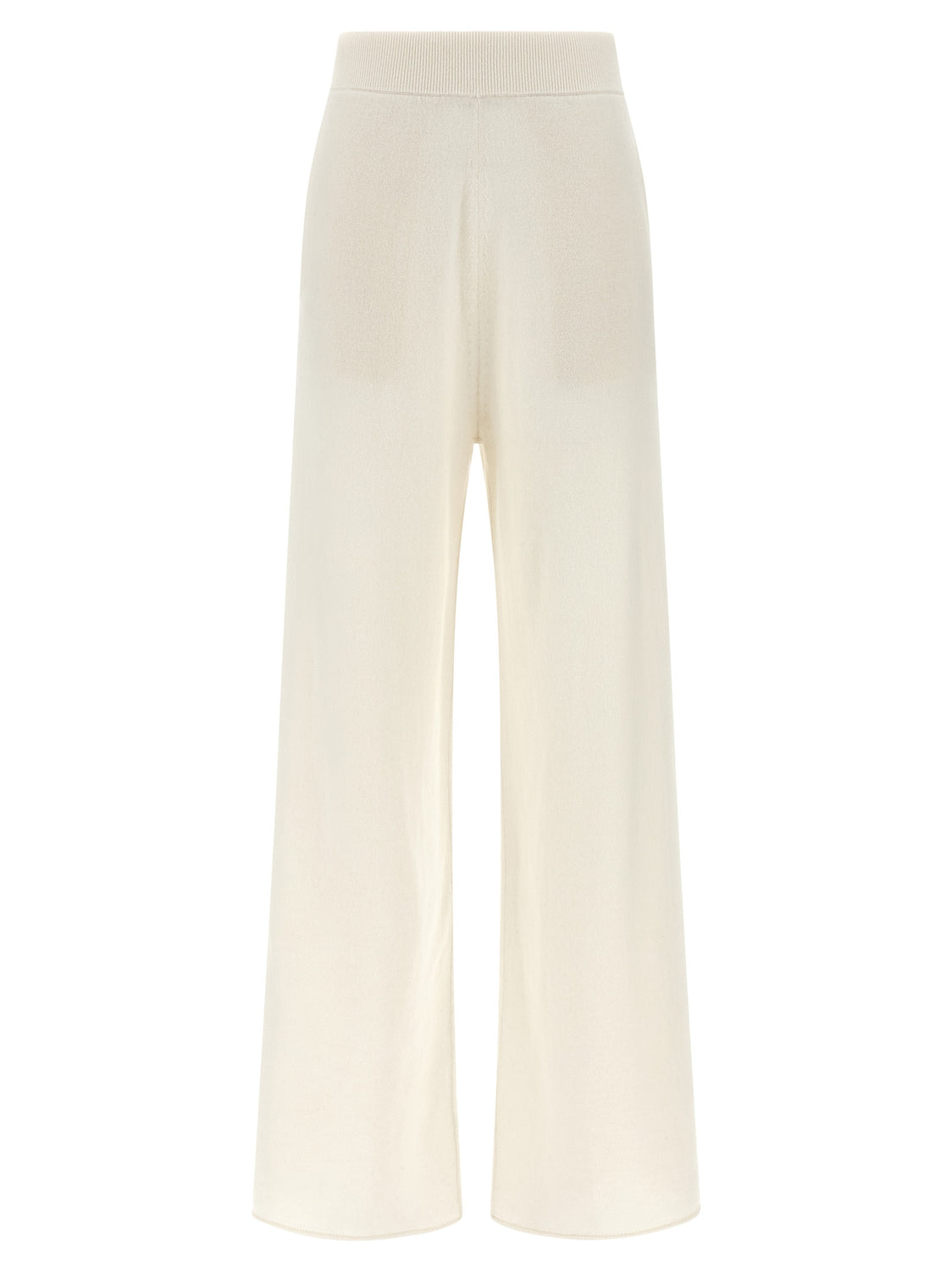 White Cashmere Casual Pants