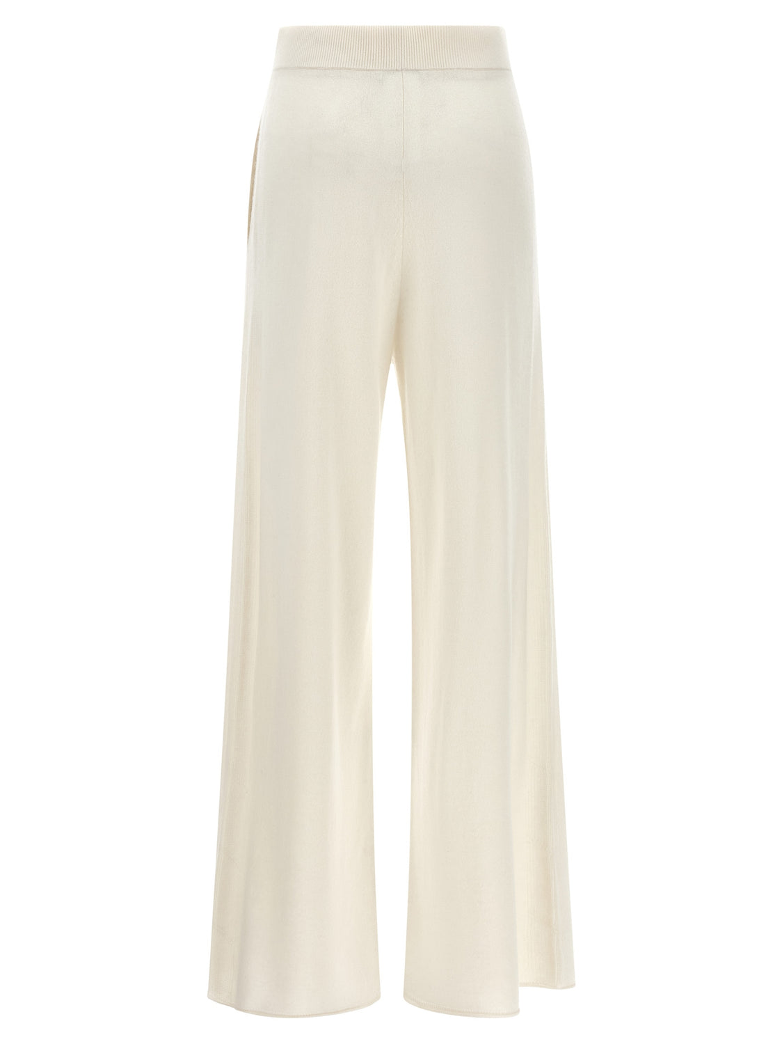 White Cashmere Casual Pants