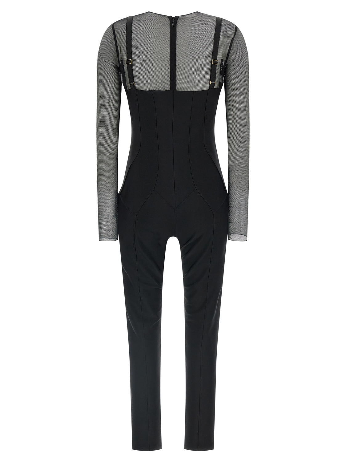 Black Polyamide Jumpsuit