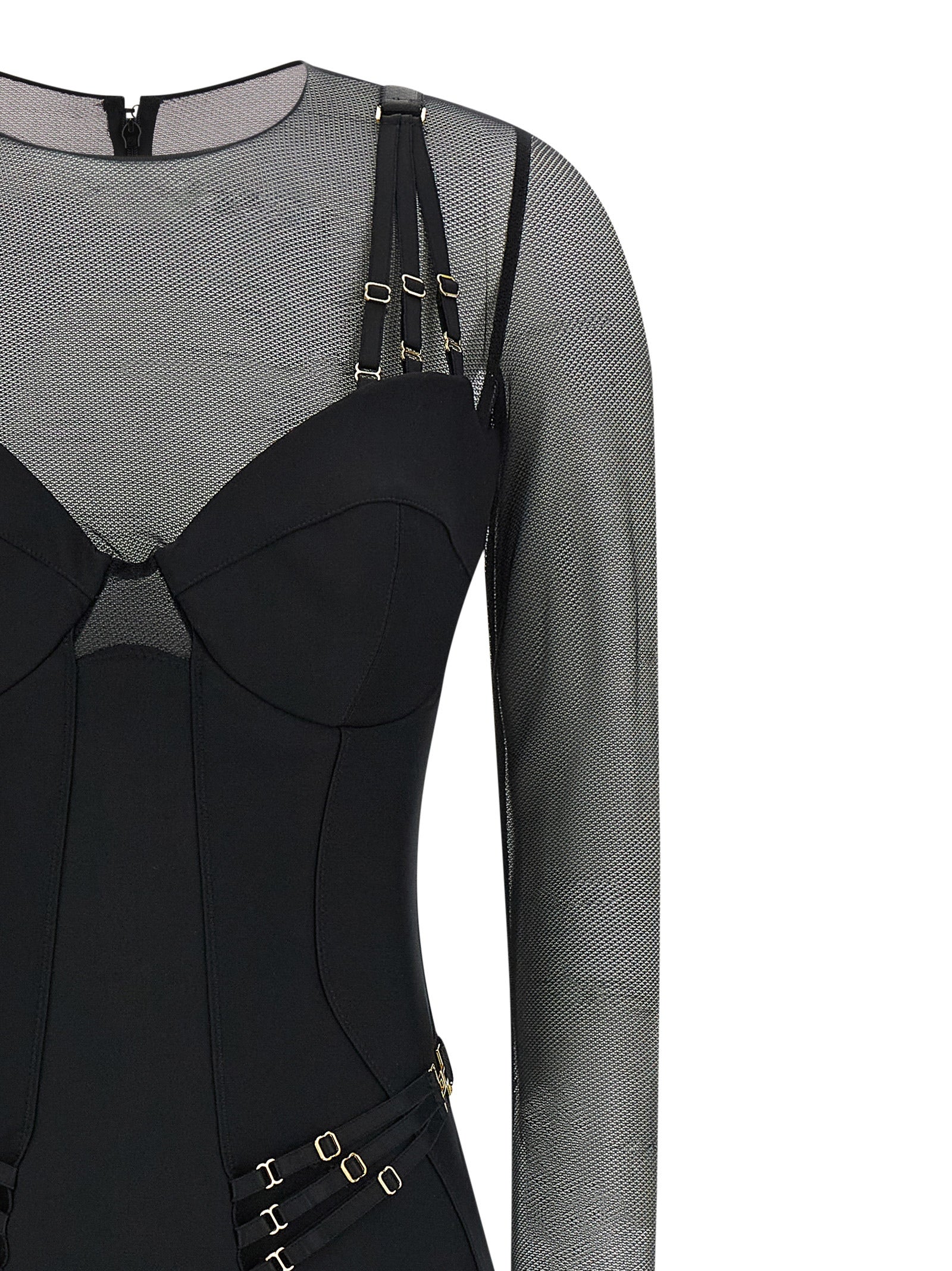 Black Polyamide Jumpsuit