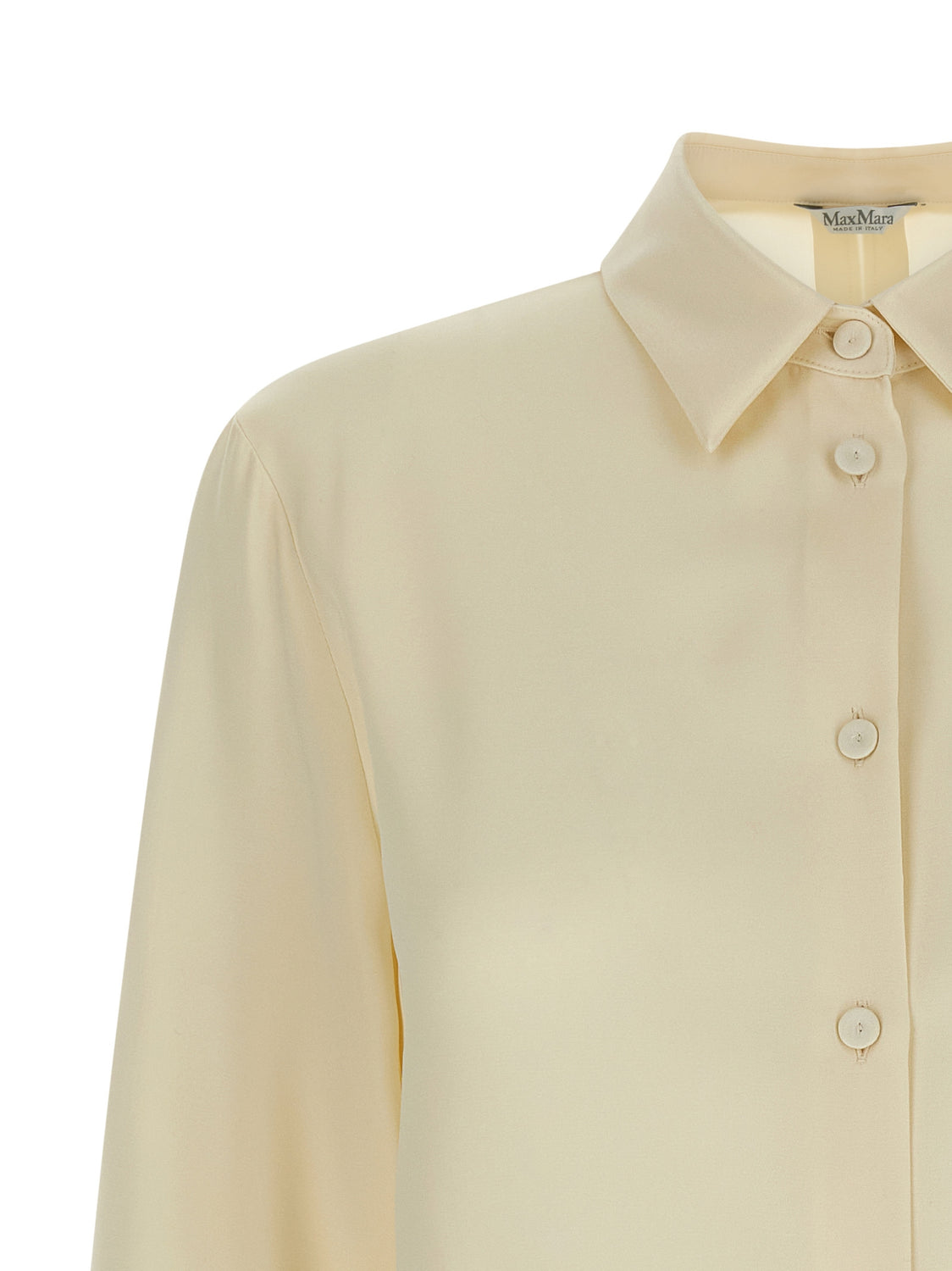 White Silk Blouse