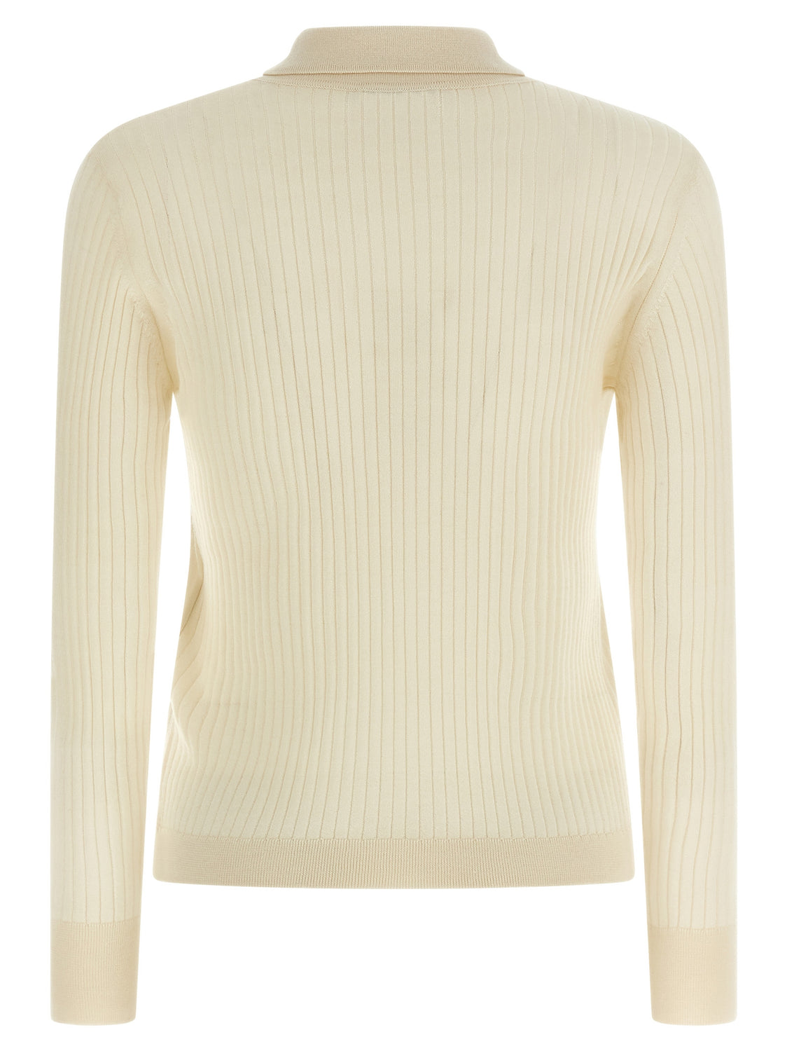 White Cashmere Polo Shirt