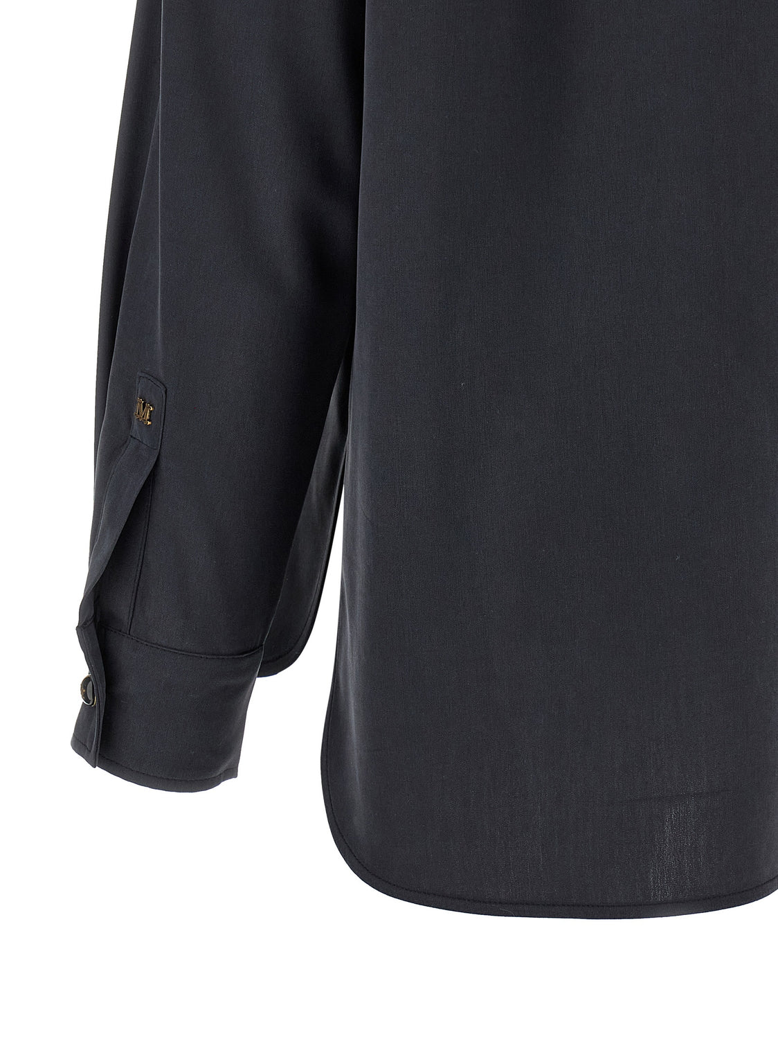 Gray Silk Blouse