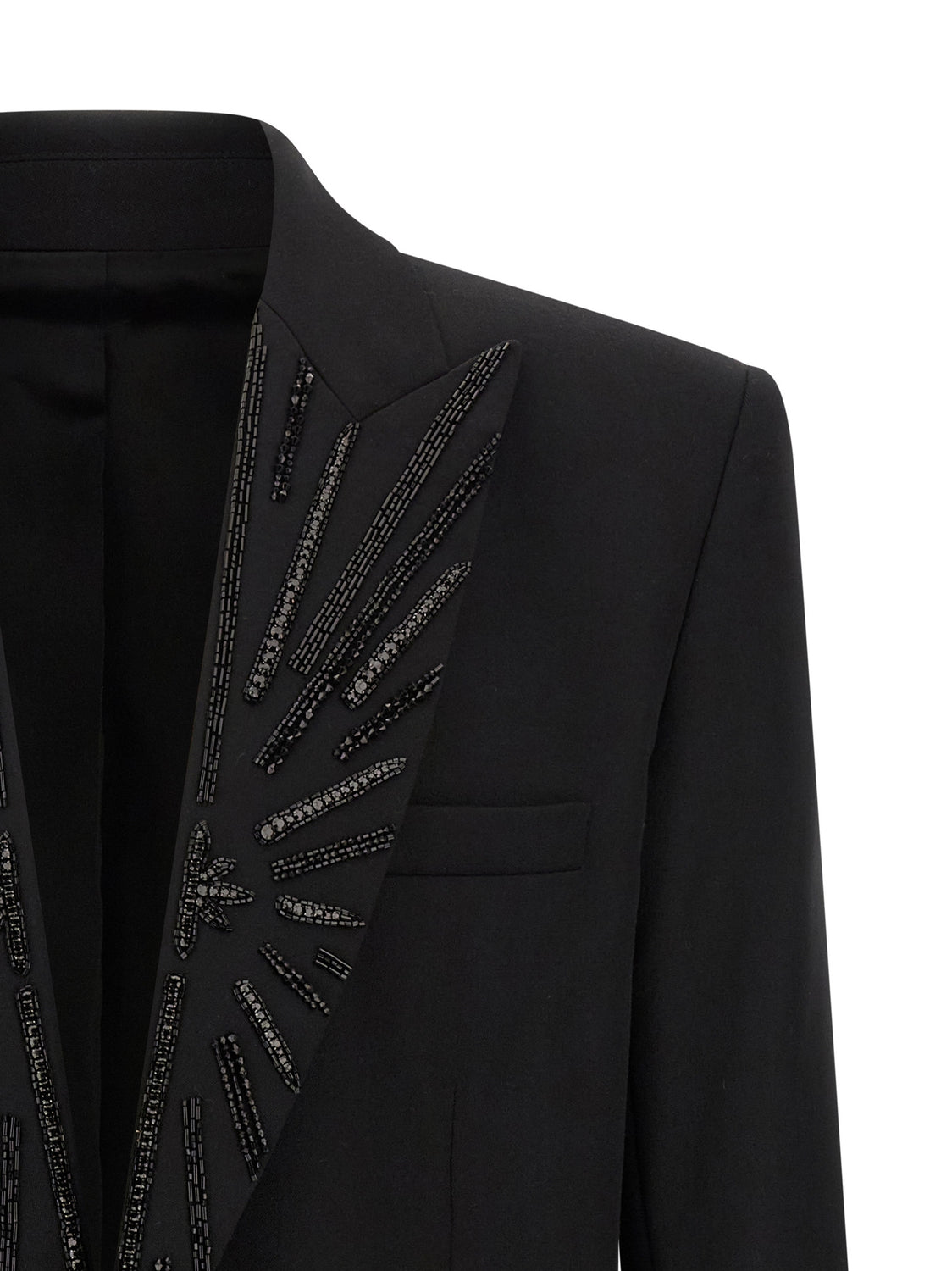 Black Virgin Wool Blazer
