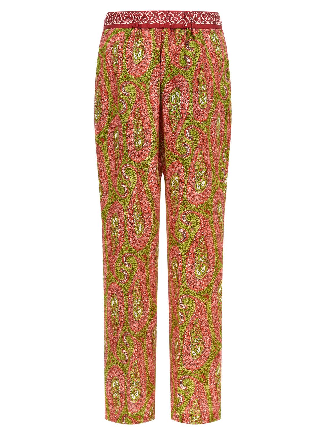 Multicolor Polyester Pants