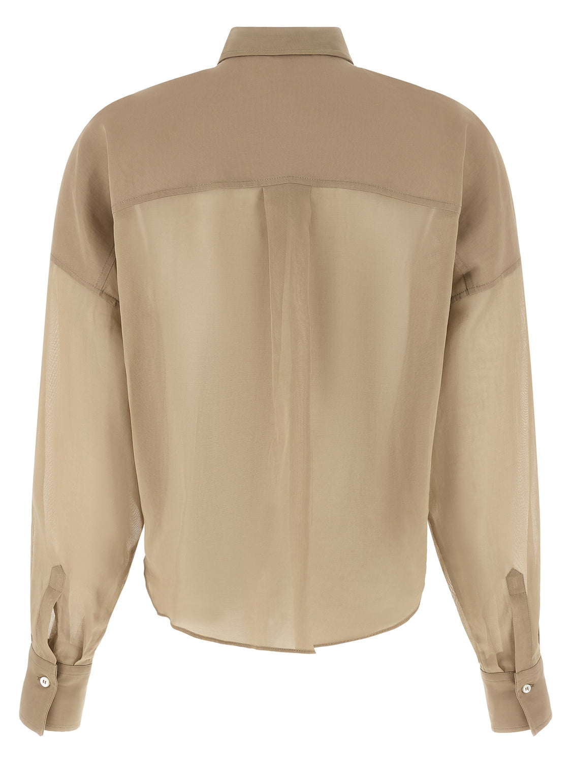 Beige Cotton Blouse
