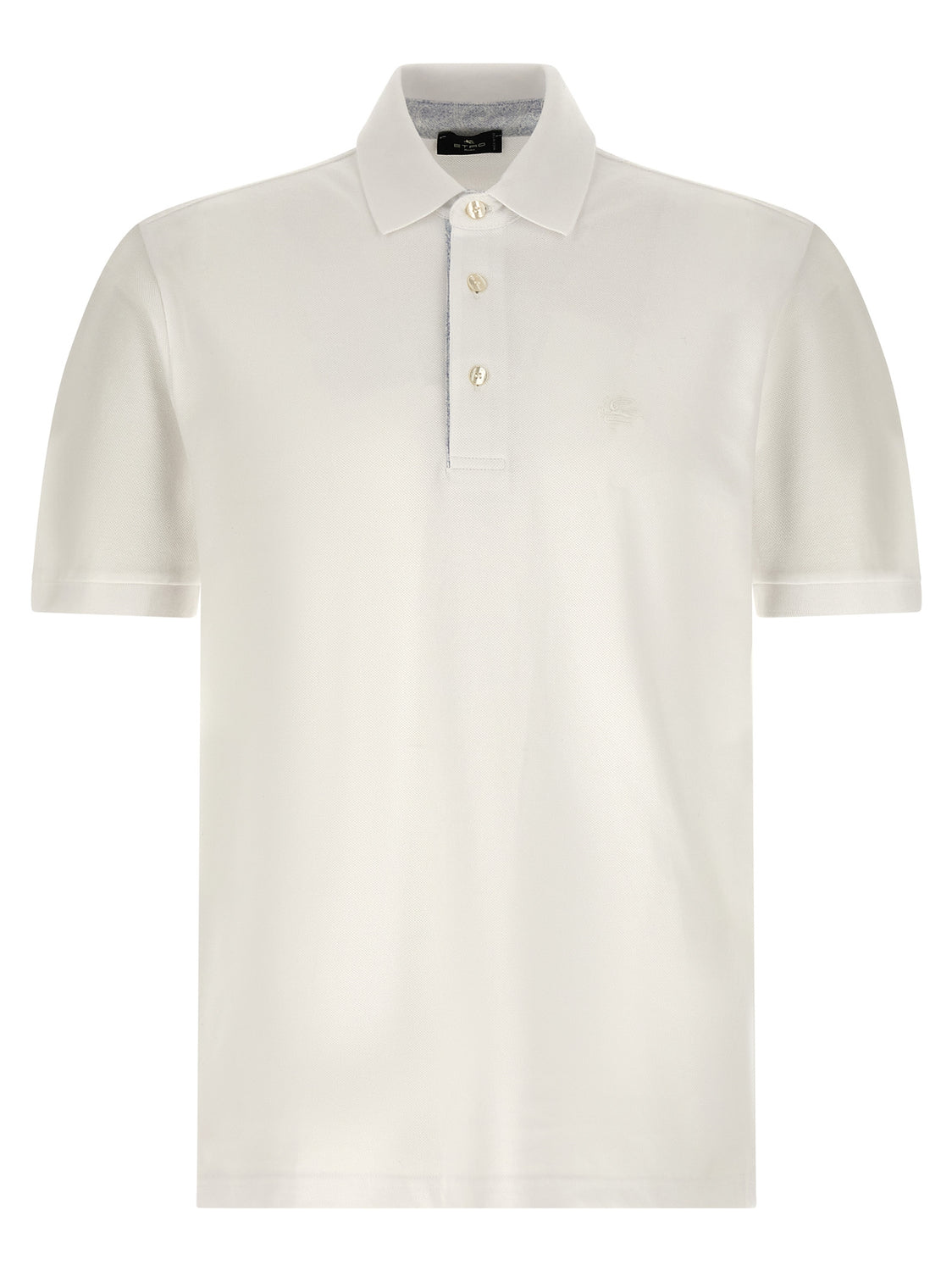 White Cotton Polo Shirt