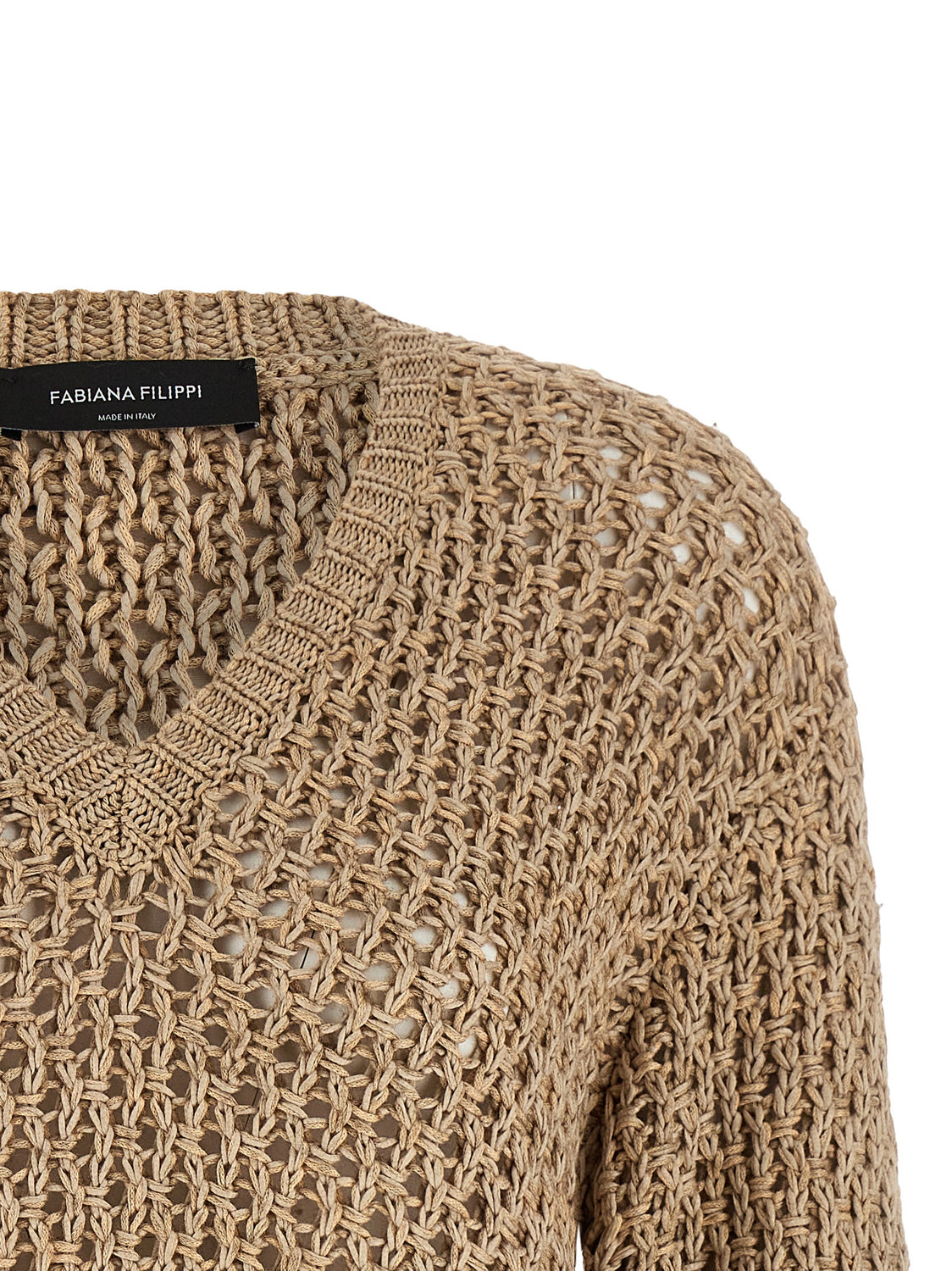 Brown Cotton Cardigan