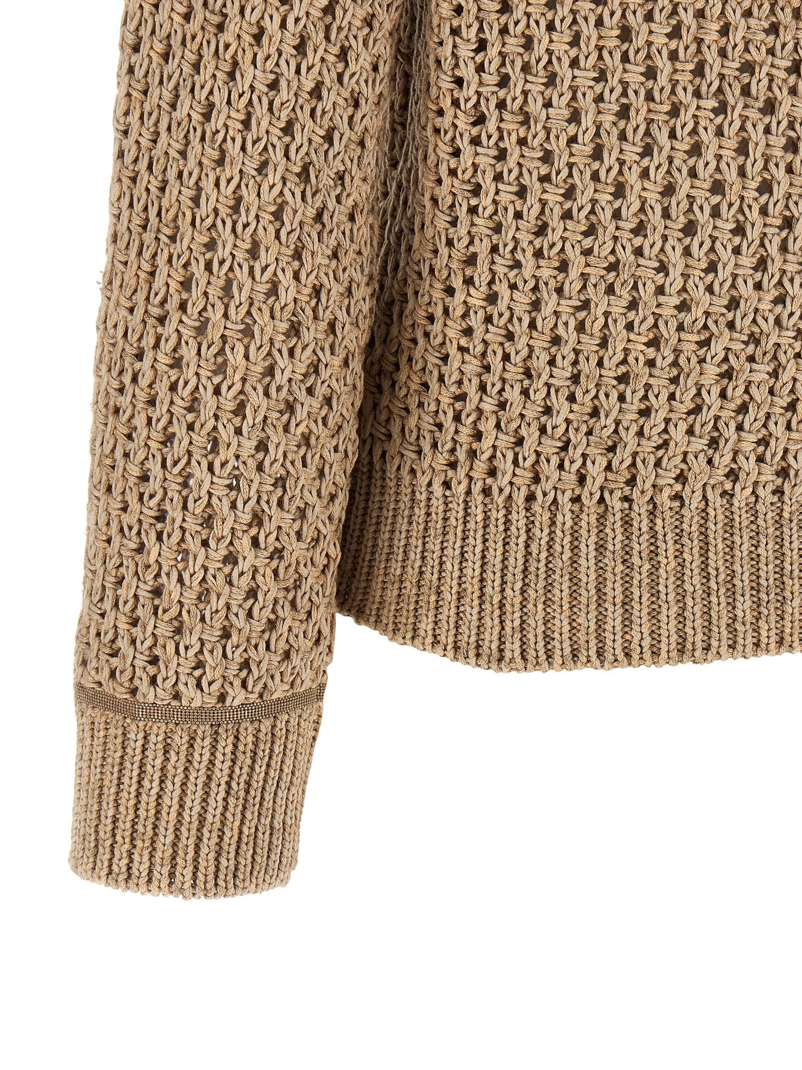 Brown Cotton Cardigan