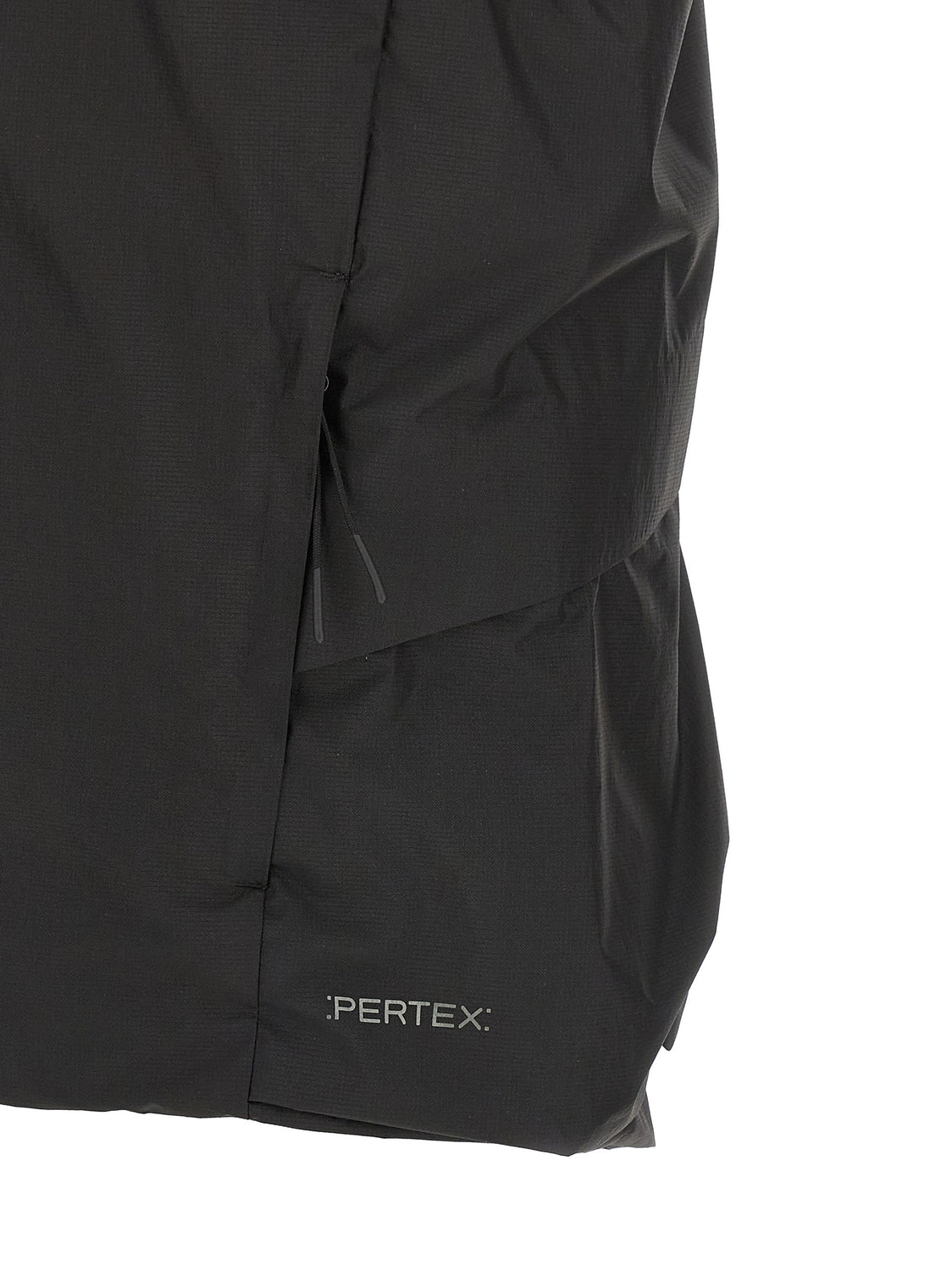 Black Polyamide Sleeveless Jacket