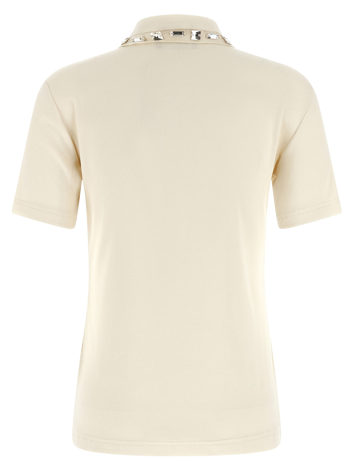 Beige Cotton Polo Shirt