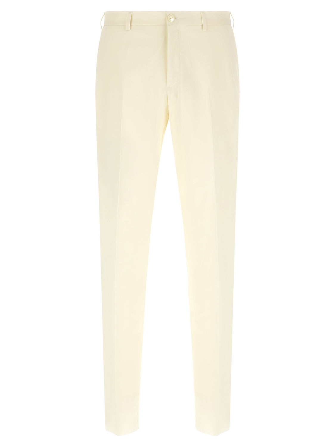 White Wool Two-Piece Suit