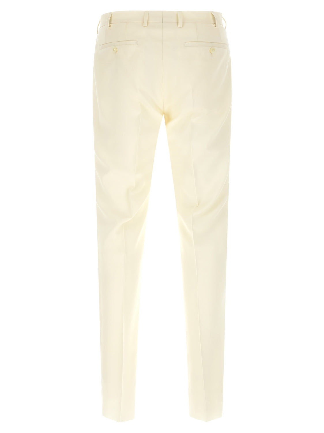 White Wool Two-Piece Suit