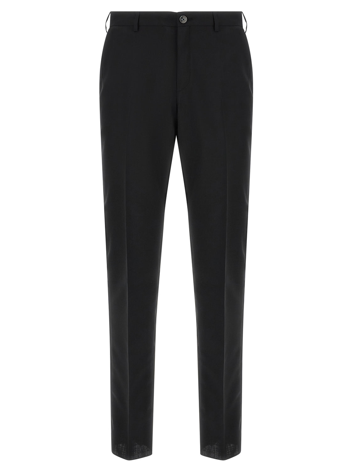 Black Wool Two-Piece Suit