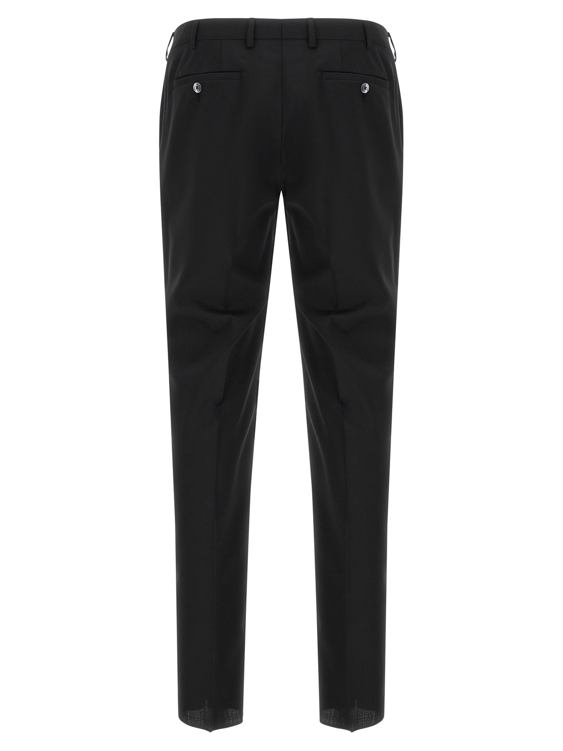 Black Wool Two-Piece Suit