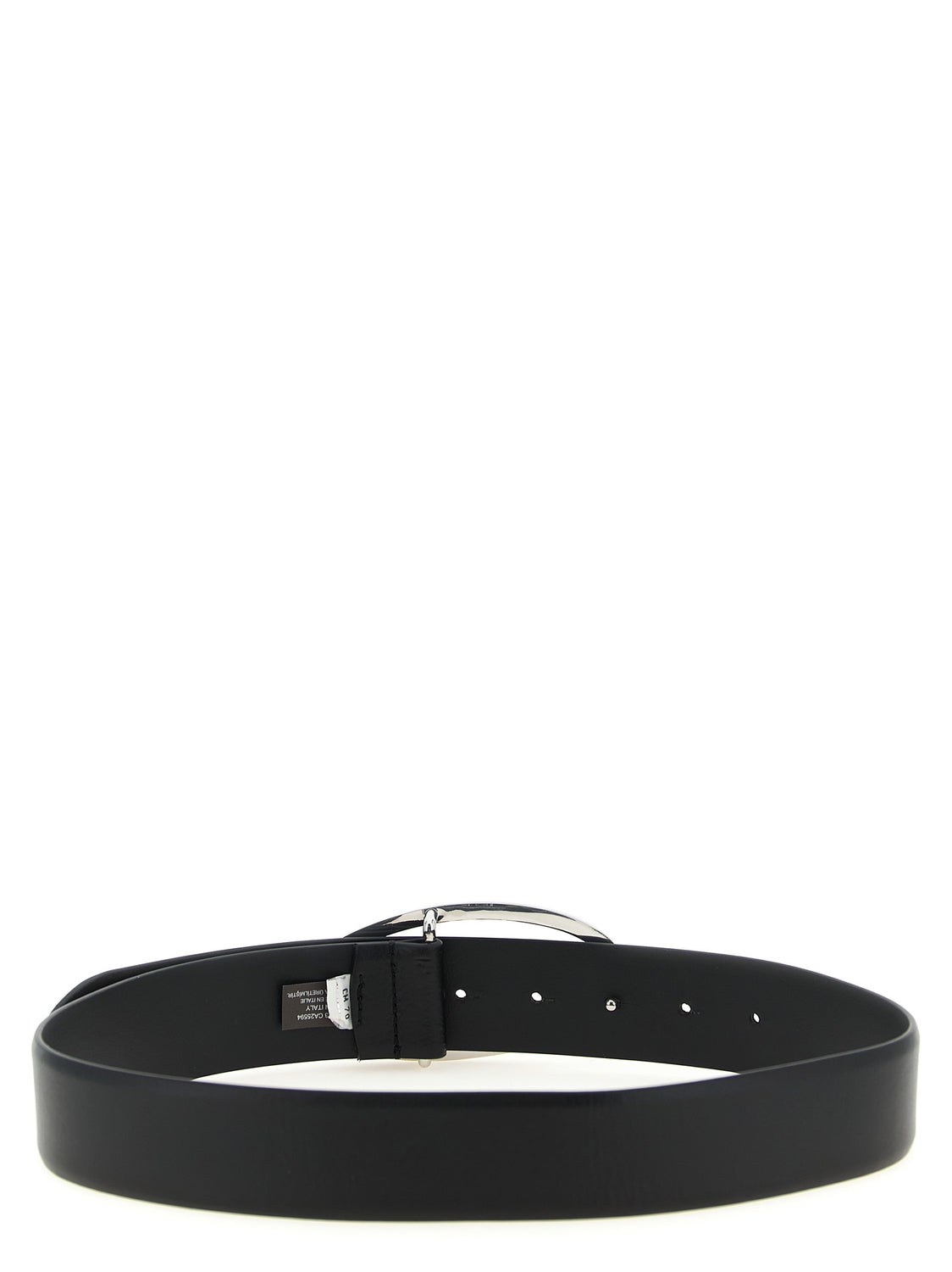 Black Leather Regular Belt