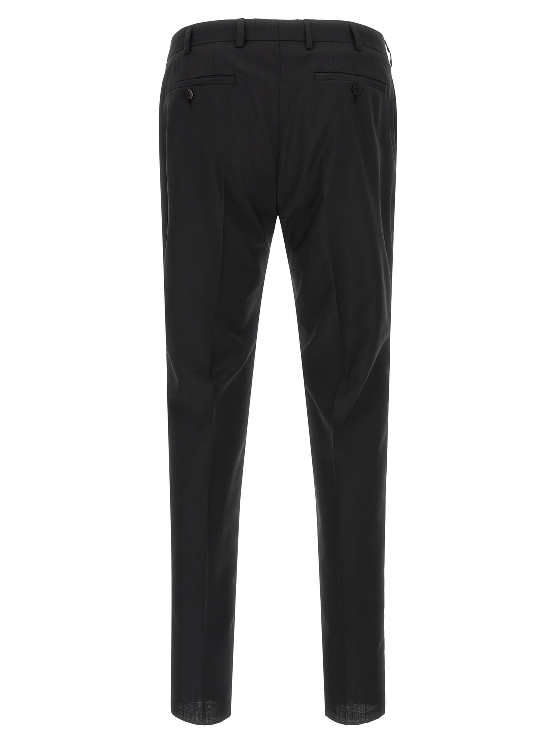 Black Wool Two-Piece Suit