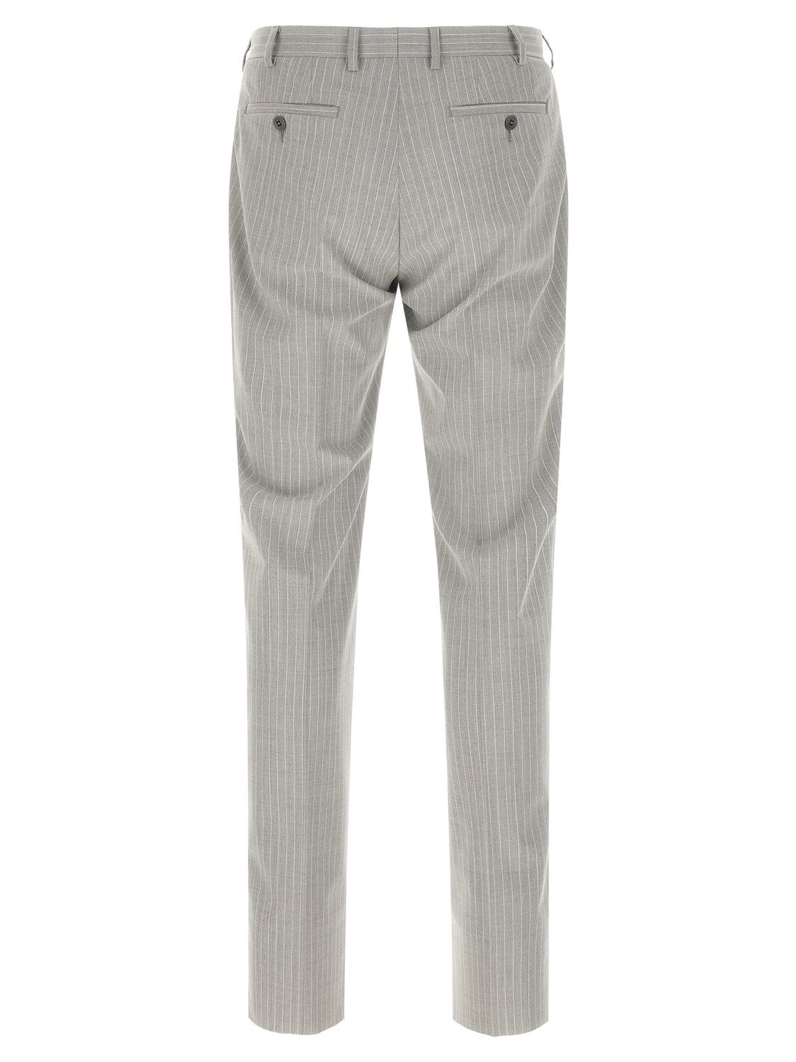 Gray Polyester Two-Piece Suit