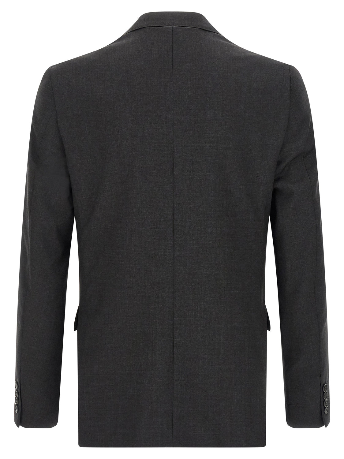 Gray Viscose Two-Piece Suit