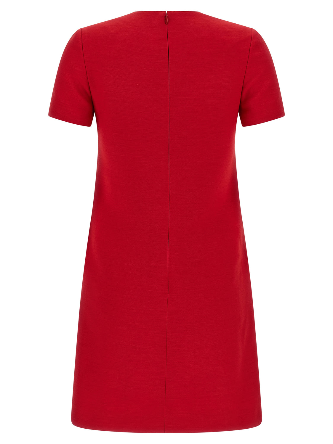 Multicolor Virgin Wool Short Dress