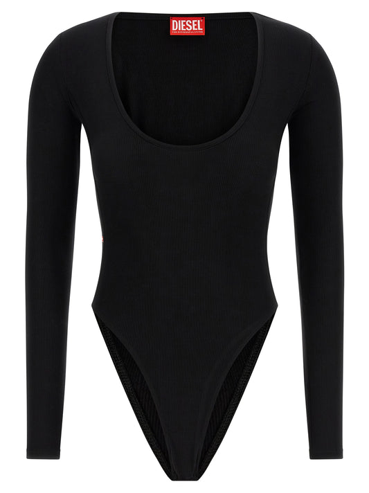 Black Viscose Bodysuit